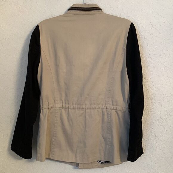 DANIEL REINN Cargo/safari jacket with black sleeves. Size M - Picture 2 of 14